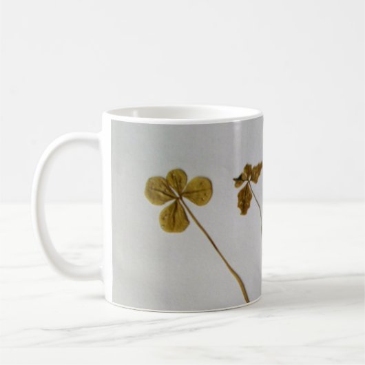 Clovers Glücksklee Vergänglichkeit Tasse Koffiemok (Links)