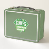 CLOVES Community Heroes Metal Lunchbox (Voorkant)