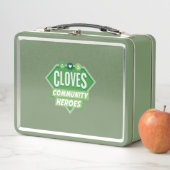 CLOVES Community Heroes Metal Lunchbox (In situ)
