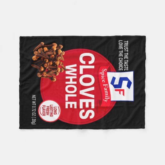 Cloves Whole Halloween Sce Costume Group Matching  Fleece Deken (Voorkant (Horizontaal))