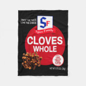 Cloves Whole Halloween Sce Costume Group Matching  Fleece Deken (Voorkant)