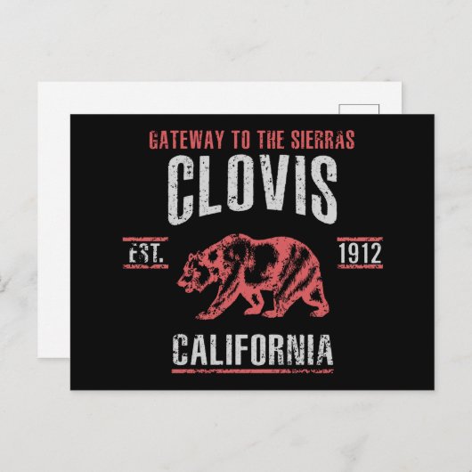 Clovis Briefkaart (Voorkant / Achterkant)