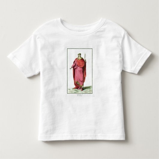 Clovis I (481-511) King of the Salian Franks from Kinder Shirts (Voorkant)