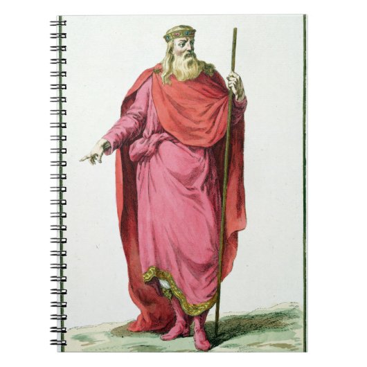 Clovis I (481-511) King of the Salian Franks from Notitieboek (Voorkant)