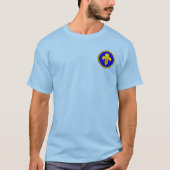 Clovis I Blue and Gold Seal Shirt (Voorkant)