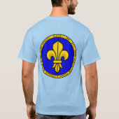 Clovis I Blue and Gold Seal Shirt (Achterkant)