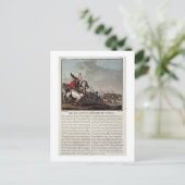 Clovis I (c.466-511) bij de slag om Tolbiac, 496 Briefkaart (Staand voorkant)