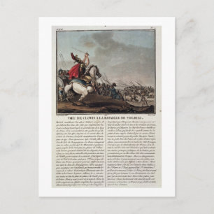 Clovis I (c.466-511) bij de slag om Tolbiac, 496 Briefkaart