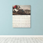 Clovis I (c.466-511) bij de slag om Tolbiac, 496 Canvas Afdruk (Insitu (Houten vloer))