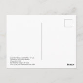 Clovis I Legende wenskaart Briefkaart (Achterkant)