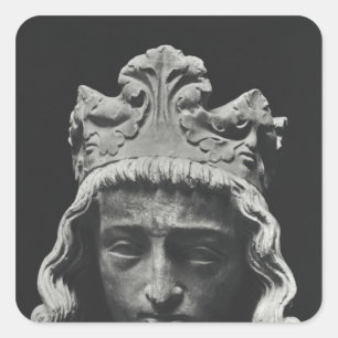 Clovis II , Merovingian Frankish Vierkante Sticker