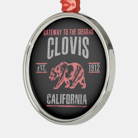 Clovis Metalen Ornament (Links)