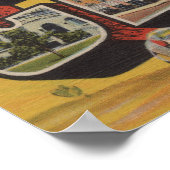 Clovis, New Mexico - grote letterscènes Poster (Hoek)