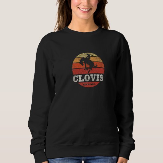 Clovis NM Land Western Retro Trui (Voorkant)