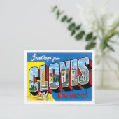 Clovis NM United States City Briefkaart (Staand voorkant)