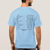 Clovis North American Tour Shirt (Achterkant)