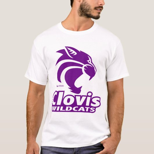 Clovis Wildcats Logo T-Shirt (Voorkant)
