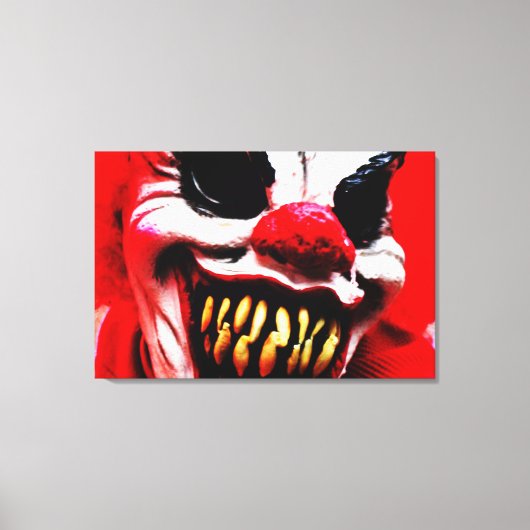 Clown 1 36x24 (90x60cm) waccna canvas afdruk (Voorkant)