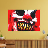 Clown 1 36x24 (90x60cm) waccna canvas afdruk (Insitu (Woonkamer))