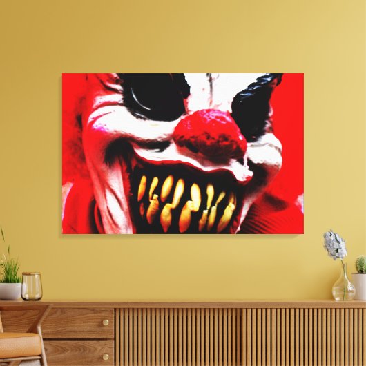 Clown 1 36x24 (90x60cm) waccna canvas afdruk (Insitu (Woonkamer))