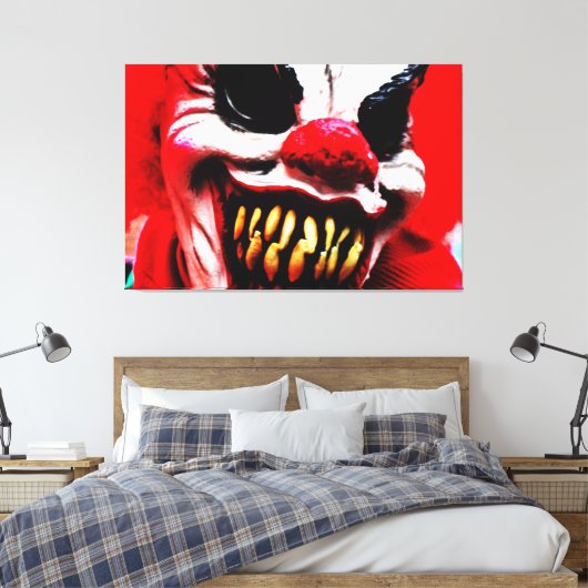 Clown 1 60x40 (150x100cm) waccna canvas afdruk (Insitu (Slaapkamer))