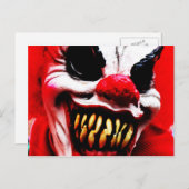 Clown 1 pccna briefkaart (Voorkant / Achterkant)