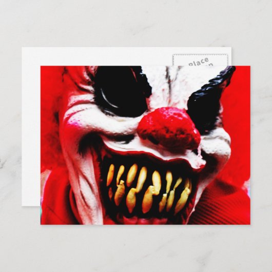 Clown 1 pccna briefkaart (Voorkant / Achterkant)