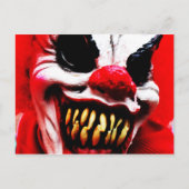 Clown 1 pccna briefkaart (Voorkant)