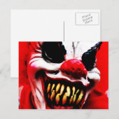 Clown 1 pccnm briefkaart (Voorkant / Achterkant)