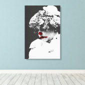 Clown 3 16x24 (40x60cm) waccna canvas afdruk (Insitu (Houten vloer))