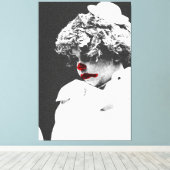 Clown 3 40x60 (100x150cm) waccnm canvas afdruk (Insitu (Houten vloer))