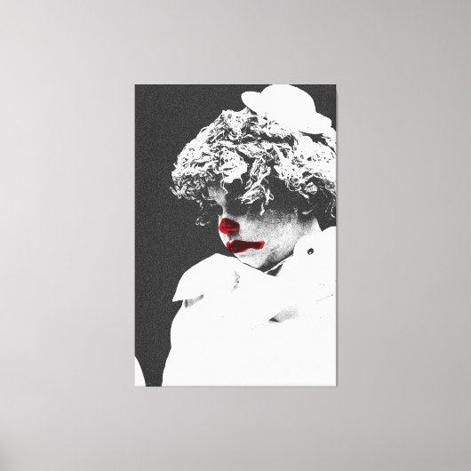 Clown 3 40x60 (100x150cm) waccnm canvas afdruk (Voorkant)