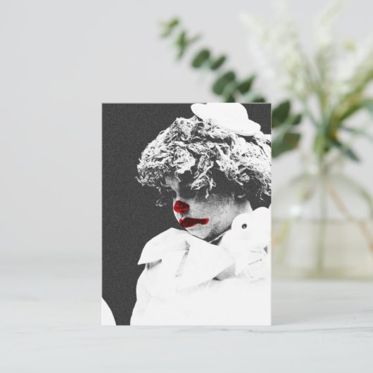 Clown 3 pccna briefkaart (Staand voorkant)