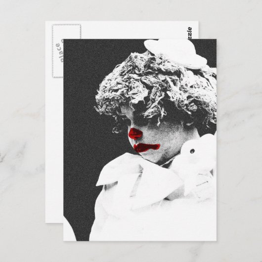Clown 3 pccna briefkaart (Voorkant / Achterkant)