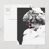 Clown 3 pccnm briefkaart (Voorkant / Achterkant)
