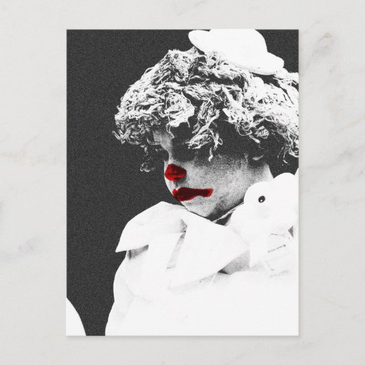 Clown 3 pccnm briefkaart (Voorkant)