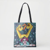 Clown Acrobat Canvas tas (Voorkant)