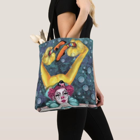 Clown Acrobat Canvas tas (Dichtbij)