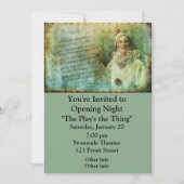 Clown Actor and Song Sheet Kaart (Voorkant)