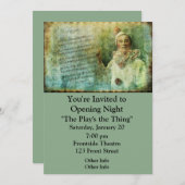 Clown Actor and Song Sheet Kaart (Voorkant / Achterkant)