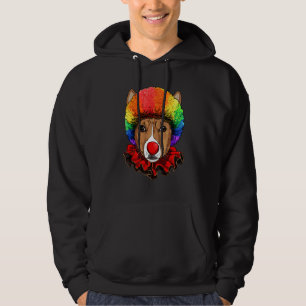 Clown Afrikaanse Basenji Carnaval Circus Personeel Hoodie
