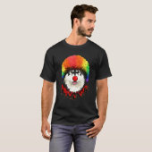 Clown Alaskan Malamute Carnival Circus Staff Husky T-shirt (Voorkant volledig)