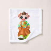 Clown badhanddoeken Circus - Bad Handdoek (Wasdoekje)