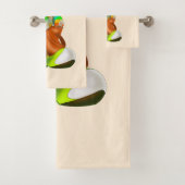 Clown badhanddoeken voor kinderen bad handdoek (Insitu)