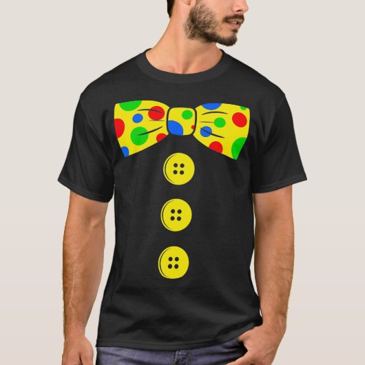 Clown Big Bow    TieFunny clown outfit t-shirt (Voorkant)