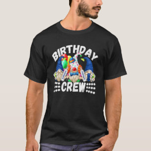 Clown Birthday Crew Vodka Gnomen Voor Mannen Vrouw T-shirt