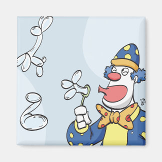 Clown blazen bubbels magneet