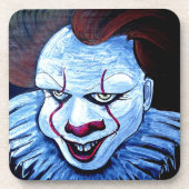 Clown:boffelkast Bier Onderzetter (Voorkant)