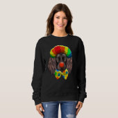 Clown Boykin Spaniel Circus Dog Trui (Voorkant volledig)