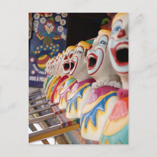 clown briefkaart (Voorkant)